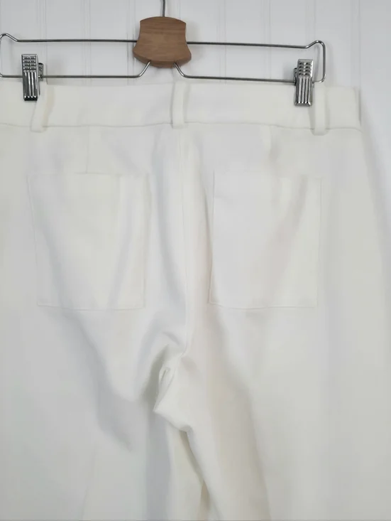 J.Crew Sydney Wide-Leg Pants – Cream / Ivory Size 8 - Picture 7 of 9
